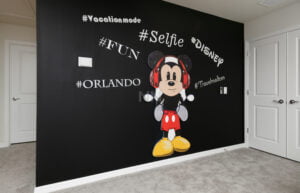 Painel instagramável Mickey